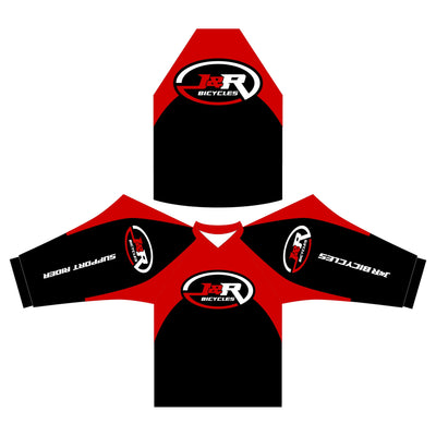 J&R Support Rider Jersey-Black/Red