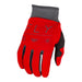 Fly Racing F-16 BMX Race Gloves-Red/Charcoal/White - 1