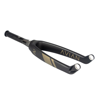 Avian Versus Pro Tapered Carbon BMX Fork-20"x1 1/8-1.5"-20mm-Evo Matte Gold