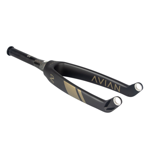 Avian Versus Pro Tapered Carbon BMX Fork-20"x1 1/8-1.5"-20mm-Evo Matte Gold - 1