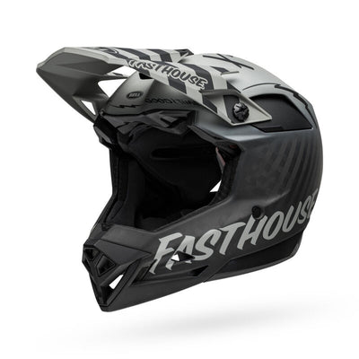 Bell Full-10 Spherical BMX Race Helmet-Fasthouse Matte Gray/Black