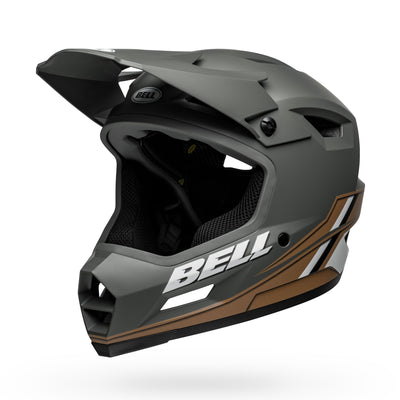Bell Sanction 2 DLX MIPS BMX Race Helmet-Alpine Matte Dark Gray/Tan