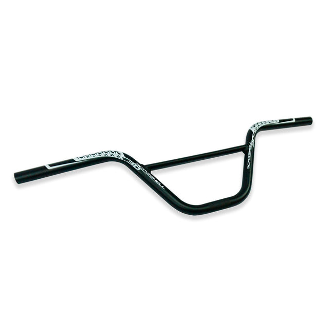 Bombshell 3D Aluminum BMX Handlebars-5.75" PLUS-Silver - 1
