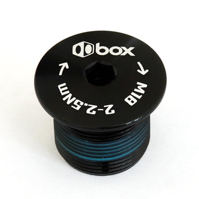 Box Crank 2pc Alloy Spindle Fixing Bolt-Black