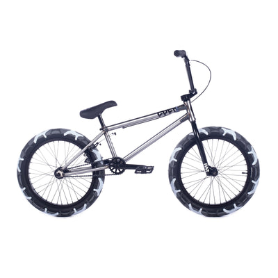 Cult Access 20”TT BMX Freestyle Bike-Raw/Grey Camo Tires