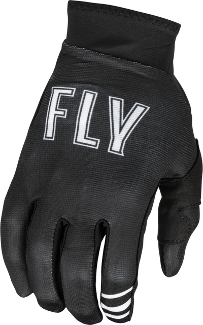 Fly Racing Pro Lite BMX Race Gloves-Black/White