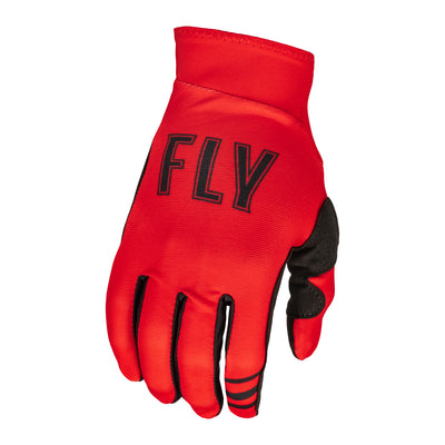 Fly Racing Pro Lite BMX Race Gloves-Red/Black