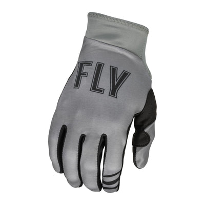 Fly Racing Pro Lite BMX Race Gloves-Grey/Black