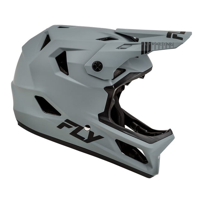 Fly Racing Rayce BMX Race Helmet-Matte Grey - 1