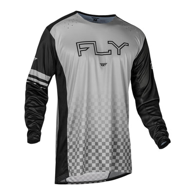 Fly Racing Rayce BMX Race Jersey-Black/Grey