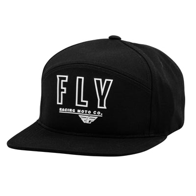 Fly Racing Skyline Snapback Hat-Black/White