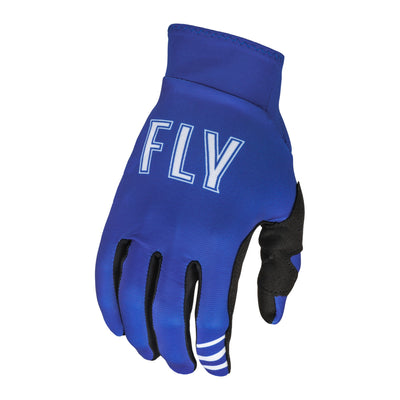 Fly Racing Pro Lite BMX Race Gloves-Blue/White