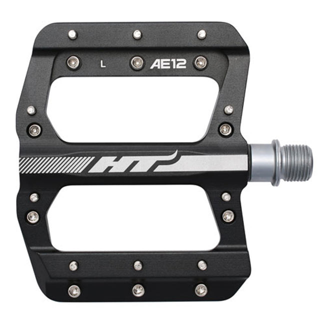 HT AE12 Platform BMX Pedals-Black - 1