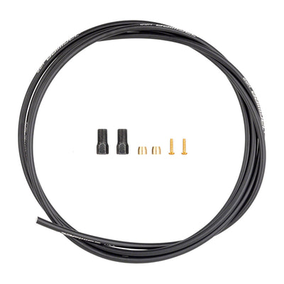 Jagwire Sport Mineral Oil Hydraulic Hose Kit for Shimano M975-Black-2000mm