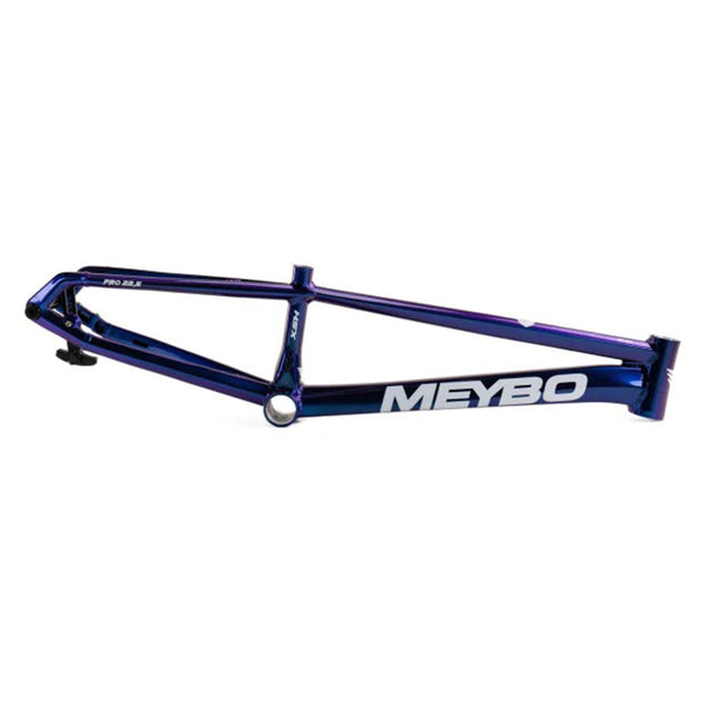 Meybo HSX Alloy BMX Race Frame-Navy/White/Cyan - 1