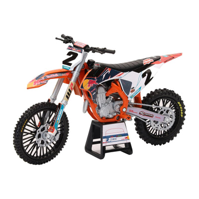 New Ray 1:12 Red Bull KTM 450SX-F Die-Cast Motorcycle-Cooper Webb #2