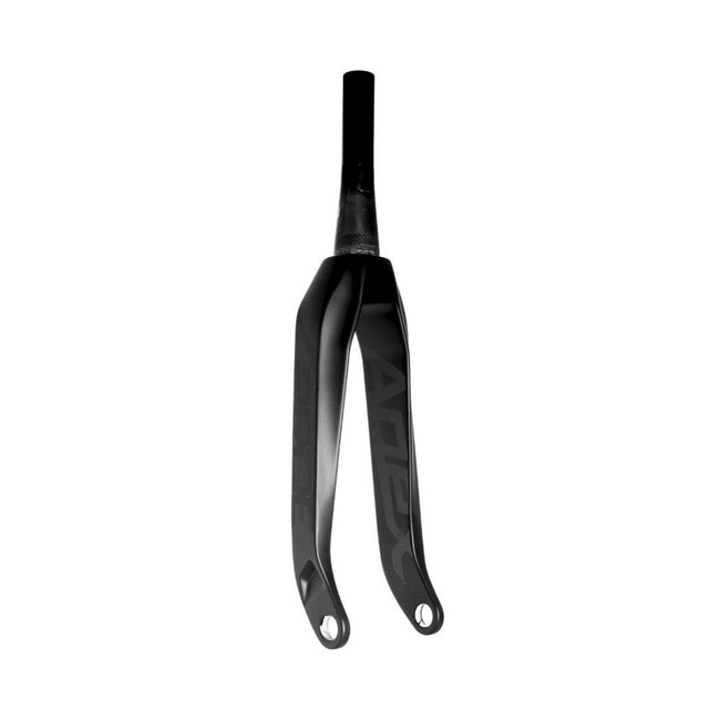 Pride Racing Apex Tapered Carbon BMX Fork-20"x1 1/8-1.5"-20mm-UD Matte/Gloss Black - 1