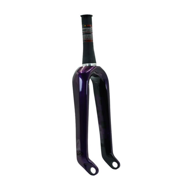 Pride Racing Apex Tapered Carbon BMX Fork-24"x1 1/8-1.5"-Purple Haze - 1