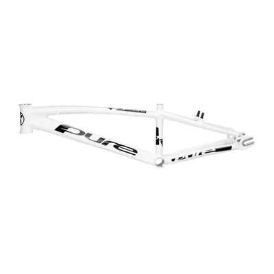 Pure V6 Alloy BMX Race Frame-Matte White