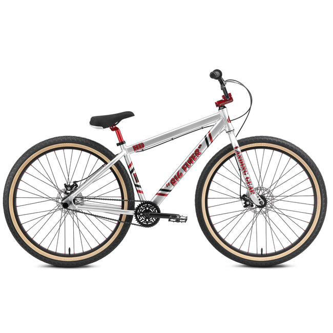 SE Bikes Big Flyer HD 29" BMX Freestyle Bike-Big Silver - 1