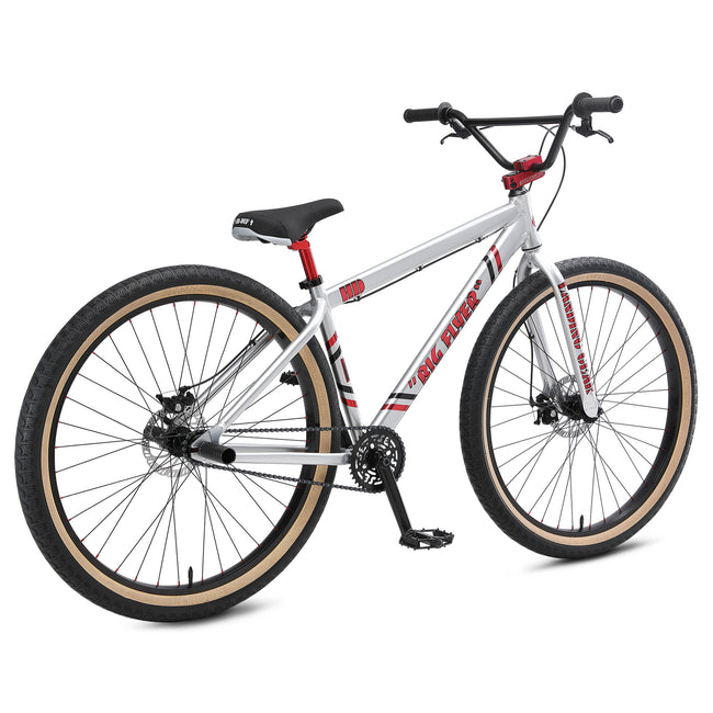 SE Bikes Big Flyer HD 29" BMX Freestyle Bike-Big Silver - 3