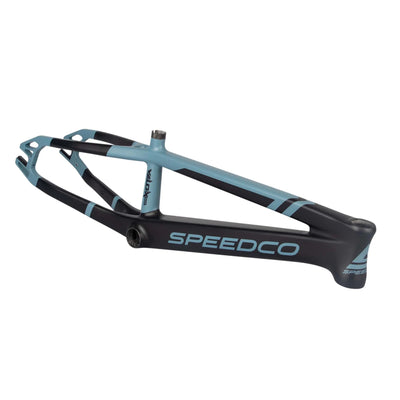 SpeedCo Velox Evo Carbon BMX Race Frame-Matte Blue