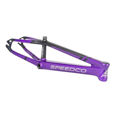 SpeedCo Velox Evo Carbon BMX Race Frame-Semi Gloss Purple