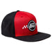 Stay Strong Icon Check SnapBack Hat-Black/Maroon - 1