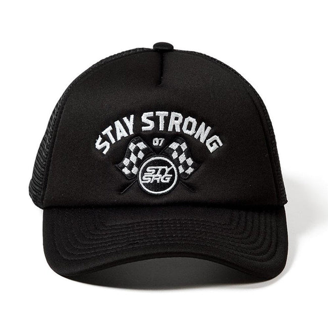 Stay Strong Speed &amp; Style Mesh Trucker Hat-Black - 2