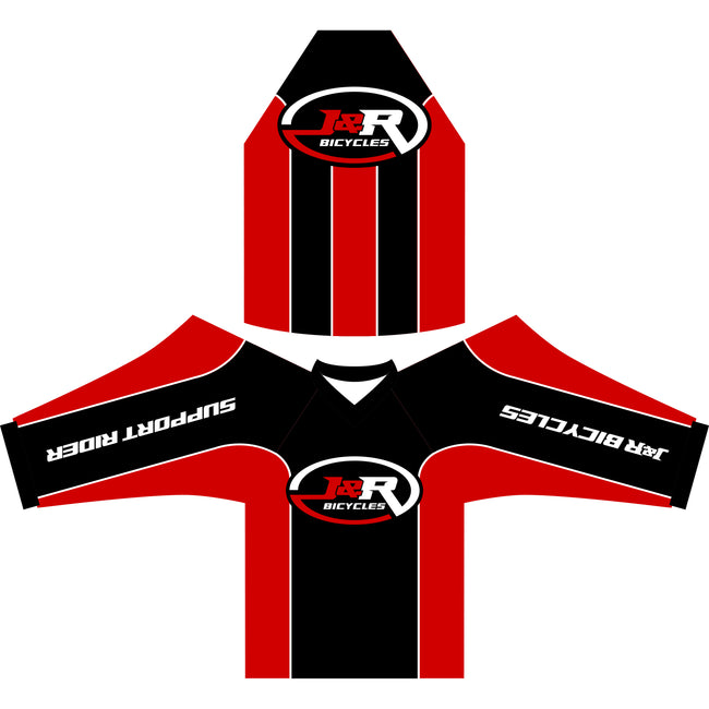 J&R Support Rider Jersey-Pinstripe - 1