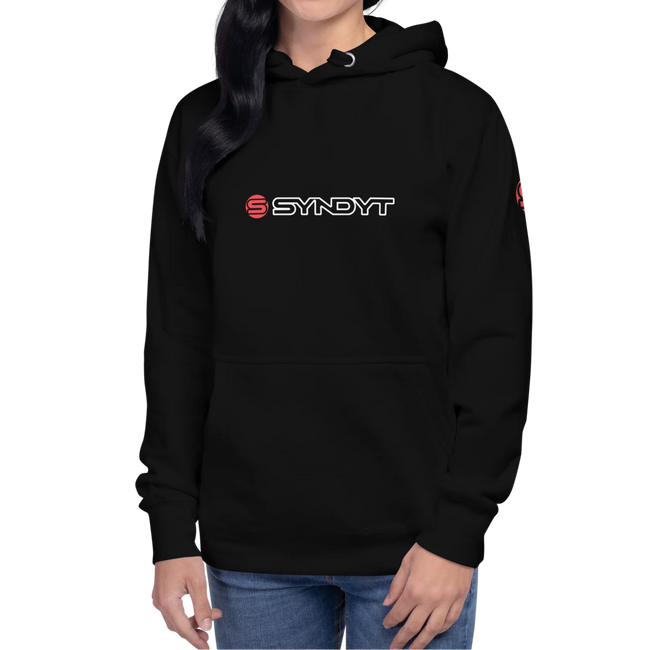 Syndyt Logo Unisex Hoodie-Black - 1