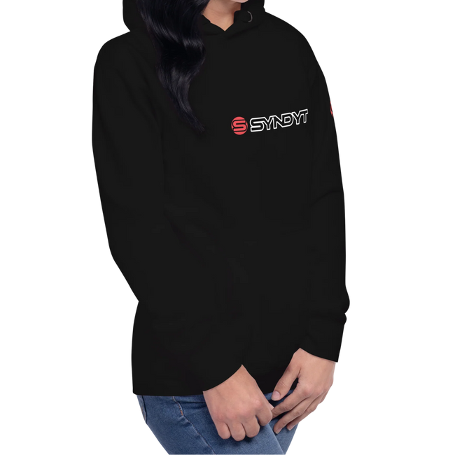Syndyt Logo Unisex Hoodie-Black - 3