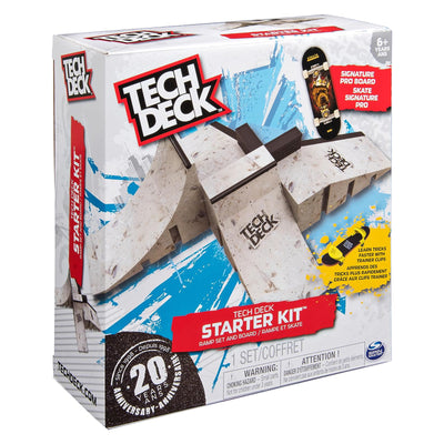 Tech Deck Starter Kit Ramp Set and Fingerboard-Signature Pro Board