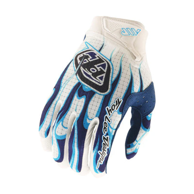 Troy Lee Designs Air BMX Race Gloves-Torched White/Blue