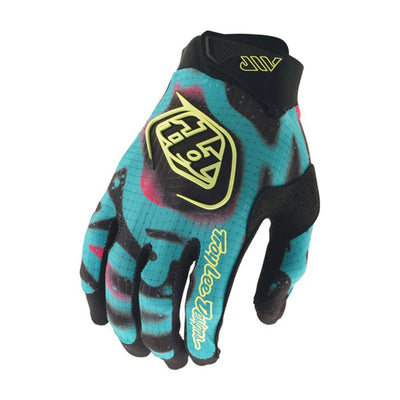Troy Lee Designs Air BMX Race Gloves-Membrane Black/Glo Yellow