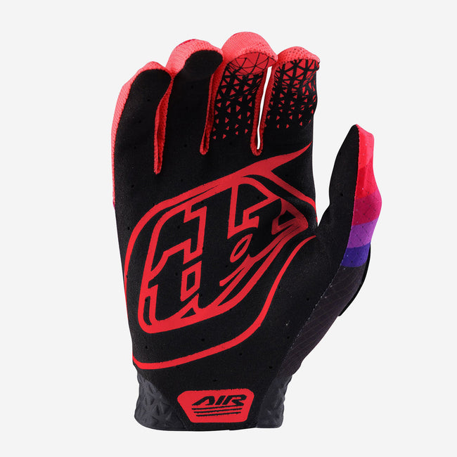 Troy Lee Designs Air BMX Race Gloves-Reverb Black/Glo Red - 2