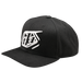 Troy Lee Designs Curved Bill Snapback Hat-OSFM-Badge Black - 1