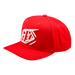Troy Lee Designs Curved Bill Snapback Hat-OSFM-Badge Team Red - 1
