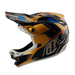 Troy Lee Designs D4 Composite BMX Race Helmet-Royalty Black/Gold - 2