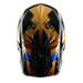 Troy Lee Designs D4 Composite BMX Race Helmet-Royalty Black/Gold - 8