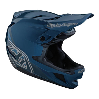 Troy Lee Designs D4 Polyacrylite MIPS BMX Race Helmet-Shadow Blue