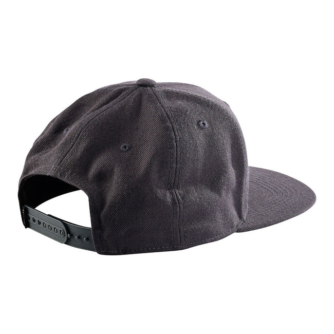 Troy Lee Designs Snapback Hat-Slice Dark Grey/Charcoal - 2