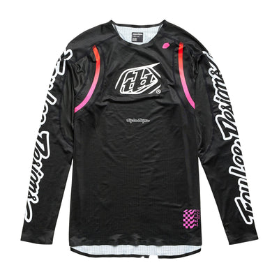 Troy Lee Designs Sprint Ultra BMX Race Jersey-Pinned Black