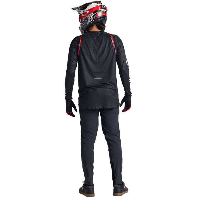 Troy Lee Designs Sprint Ultra BMX Race Jersey-Pinned Black - 8