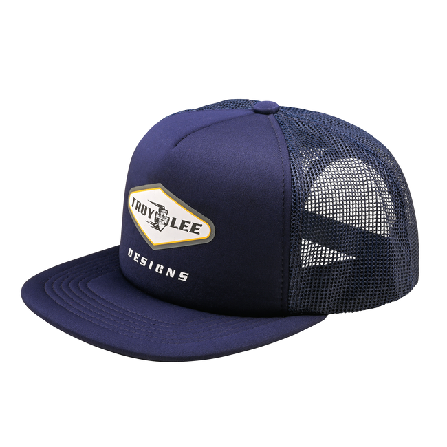 Troy Lee Designs Trucker Snapback Hat-OSFM-Carb Navy - 1