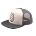 Troy Lee Peace Out Trucker Snapback Hat-OSFM-Vintage White/Carbon - 1