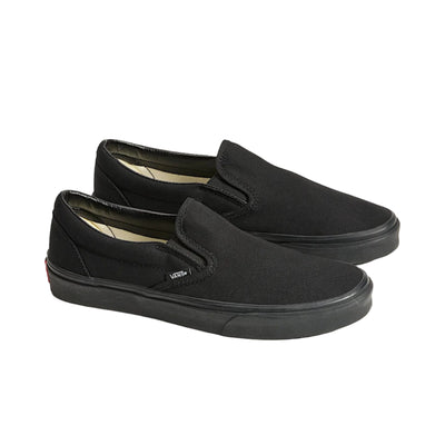 Vans Classic Slip-On Shoes-Black/Black