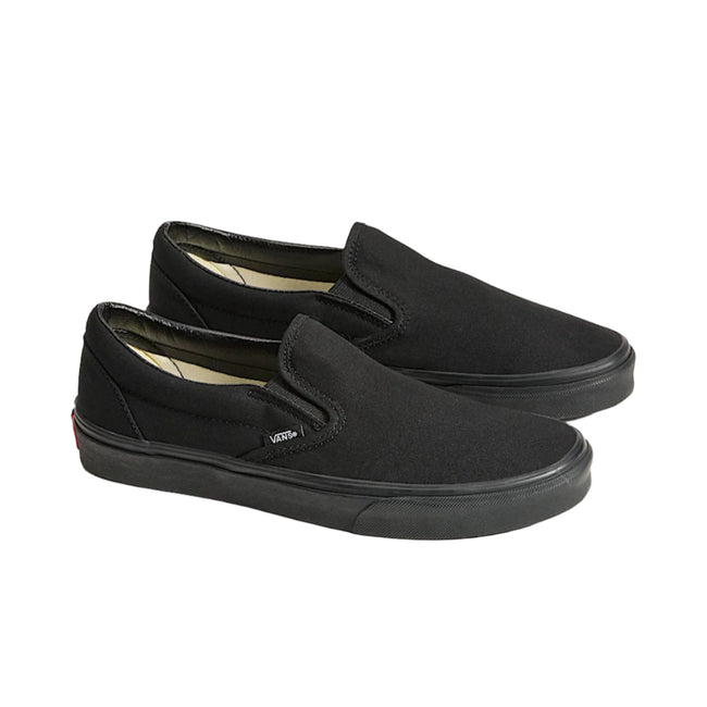 Vans Classic Slip-On Shoes-Black/Black - 1