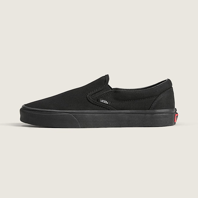 Vans Classic Slip-On Shoes-Black/Black - 2