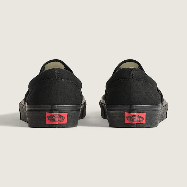 Vans Classic Slip-On Shoes-Black/Black - 4